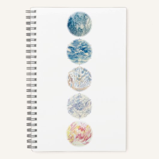 Eléments Aquarelle Mandala Carnet (Recto)