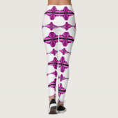 Éléments Art déco dans Leggings roses profonds (Dos)