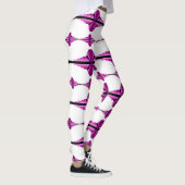 Éléments Art déco dans Leggings roses profonds (Droite)