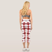 Éléments Art déco dans les leggings capri rouges p (Verso)