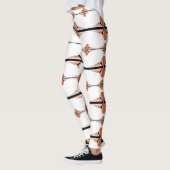 Éléments Art déco dans les leggings de pêche paste (Gauche)