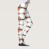 Éléments Art déco dans les leggings de pêche paste (Droite)