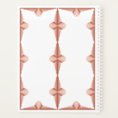 Éléments Art déco dans une palette d'or rose (Dos)