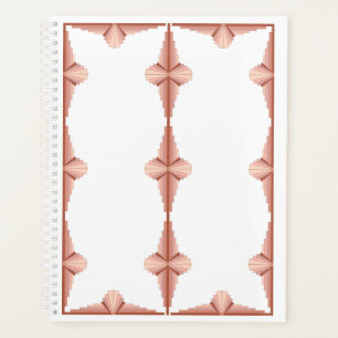 Éléments Art déco dans une palette d'or rose