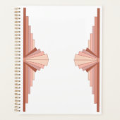 Éléments Art déco dans une palette d'or rose (Devant)