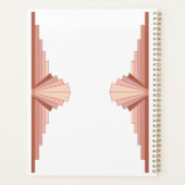 Éléments Art déco dans une palette d'or rose (Dos)