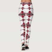 Éléments Art déco en leggings pourpres (Dos)