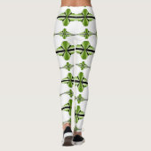 Éléments Art déco en leggings vert mousse (Dos)