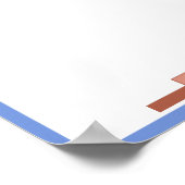 Éléments Art déco en or rose & bleu (Coin)