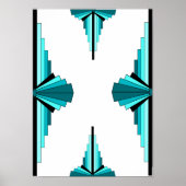 Éléments Art déco en vert turquoise (Devant)