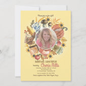 Eléments Automne Photo Invitation (Devant)