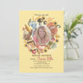 Eléments Automne Photo Invitation (Debout devant)