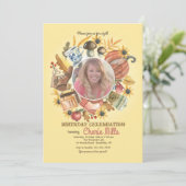 Eléments Automne Photo Invitation (Debout devant)