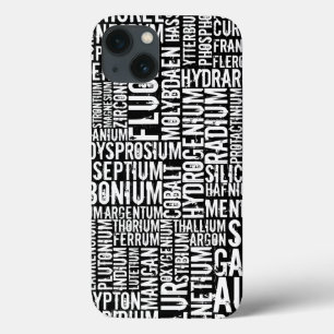 Éléments chimiques... Coque iphone en bois sculpté