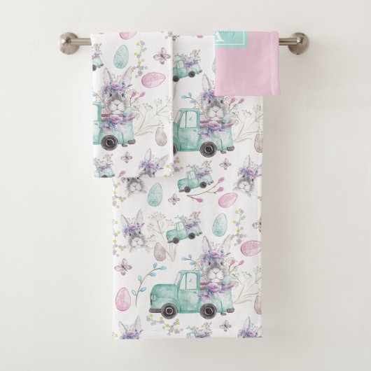 Éléments d'aquarelle personnalisés de Pâques print (En situation)