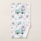 Éléments d'aquarelle personnalisés de Pâques print (Serviette à main)