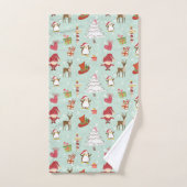 Éléments de Noël Elfes rennes (Serviette à main)