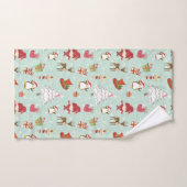 Éléments de Noël Elfes rennes (Serviette à main)