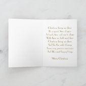 Éléments de Noël Joyeux Noël Carte de voeux (Intérieur)