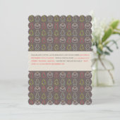 Éléments de Noël Motif Invitation de fête de vacan (Debout devant)