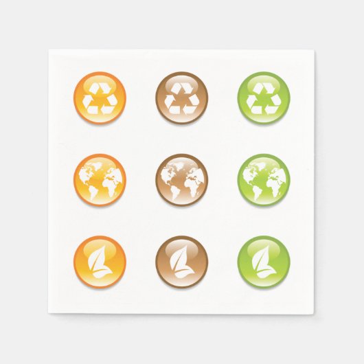 Eléments de recyclage serviettes en papier (Devant)