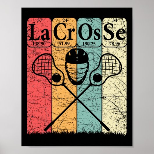 Eléments de tableau périodique de crosse Nerd Pla (Devant)
