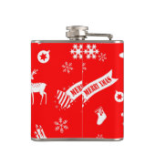 Éléments du flacon de hanche de Noël (Dos)