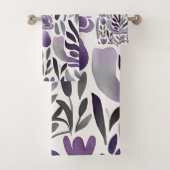 Eléments floraux en violet (En situation)