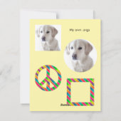 Elements - Frames, Shapes, SVG Masking Test Feestdagenkaart (Achterkant)