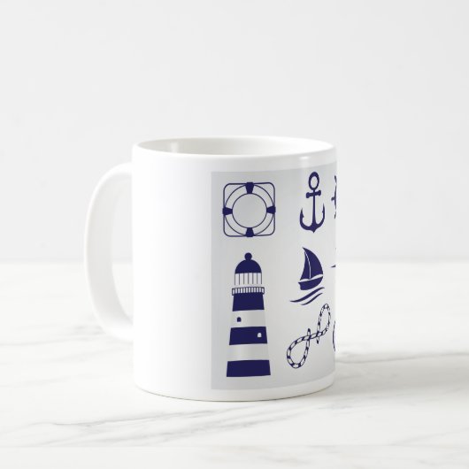 Eléments marins Café Mug (Devant gauche)