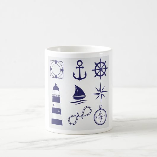 Eléments marins Café Mug (Centre)