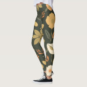 Eléments naturels élégants Leggings - Gras Digital (Gauche)
