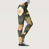 Eléments naturels élégants Leggings - Gras Digital (Droite)