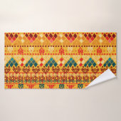 Éléments tribaux, motif polyvalent et transparent. (Serviette de bain)