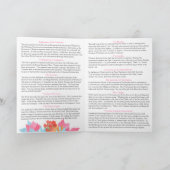 Elena Greek Orthodox Baptism Church Programme Programma (Binnen)