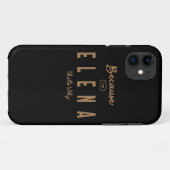 Elena Name Persoonlijke Birthday Name Elena Case-Mate iPhone Case (Achterkant (horizontaal))