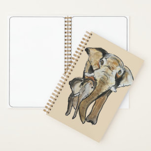 Elephant 001-Cream Journal par Molly Magdalain