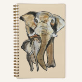 Elephant 001-Cream Journal par Molly Magdalain (Recto)