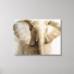 Elephant 2004 canvas afdruk