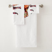 Éléphant abstrait coloré (En situation)