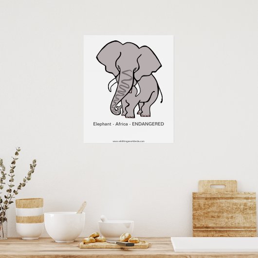 Elephant - affiche (Cuisine)