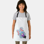 Elephant als fietser met motorfiets.PNG Schort (Insitu)