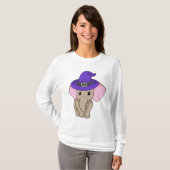 Elephant als wizard t-shirt (Voorkant volledig)