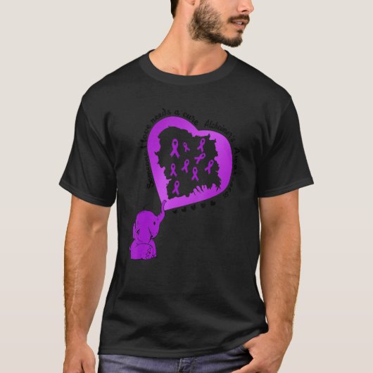 Elephant alzheimer t-shirt Iemand van wie ik hou h (Voorkant)