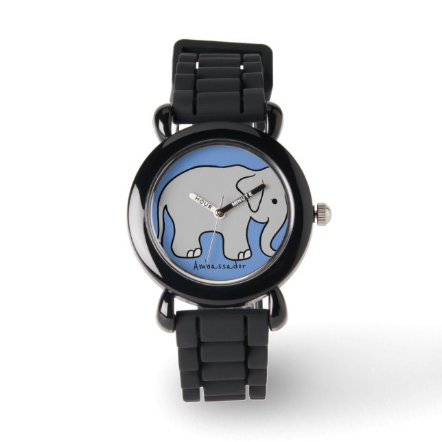 Elephant Ambassadeur kinder watch Horloge (Voorkant)