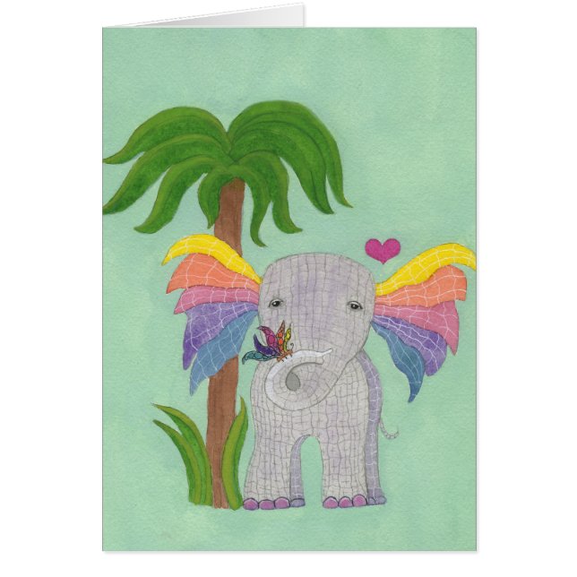 Elephant and Butterfly BFF (Voorkant)