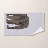 Elephant Animal Art Handdoek (Handdoek)