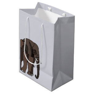 Elephant Animal Art Medium Cadeauzakje