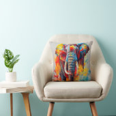 Elephant Animal Discovery Adventure Natuur Planet Kussen (Stoel)