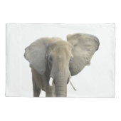 Elephant Animal Specified Name Kussensloop (Achterkant)